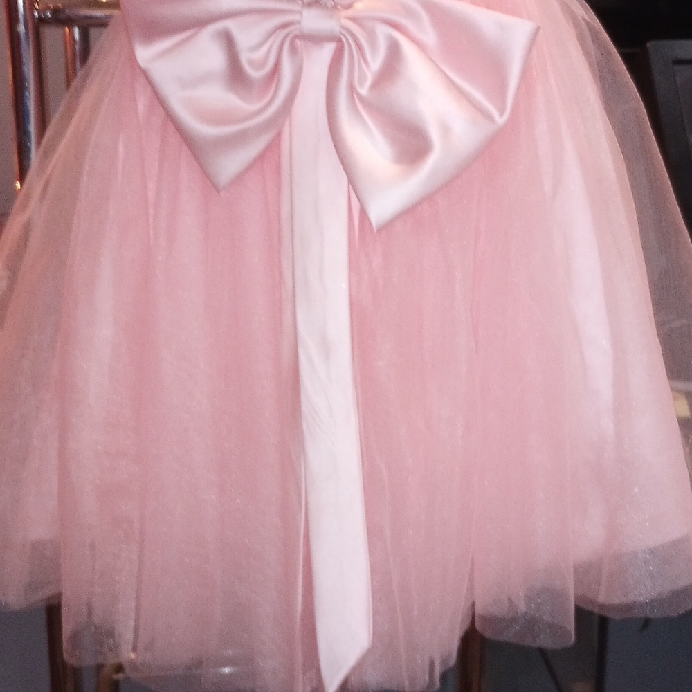 Sparkling Strapless Sequin Bodice Wedding Dress - Picture 2 of 6